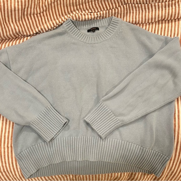 Quince Sky Blue Knit Pullover - Picture 2 of 4